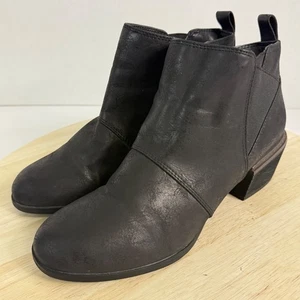 Naturalizer Mujer Botines Soul Botines Negro Tacones Cremallera Lateral Zapatos Talla 7M - Imagen 1 de 21