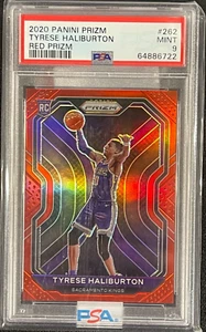 Panini Prizm 2020-21 neumático Haliburton #262 rojo Prizm/299 tarjeta PSA 9 novato a radiocontrol - Imagen 1 de 3