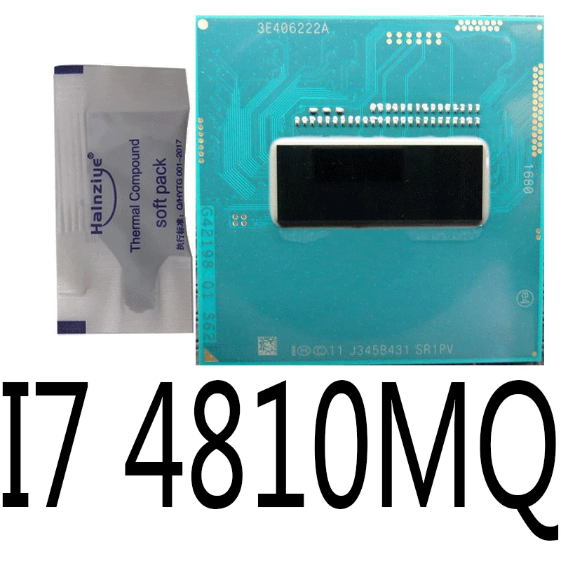 Intel Core i7 4810MQ i7-4810MQ 2.8G/3.8G 6M SR1PV Mobile CPU Processor - Image 1 of 1