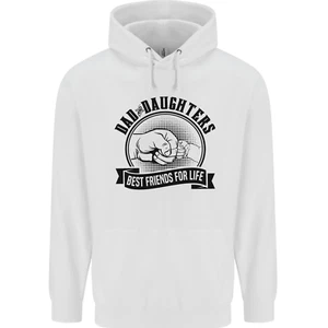 Dad & Daughters Best Friends Fathers Day Childrens Kids Hoodie - Picture 1 of 80