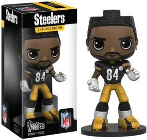 Funko Wobbler NFL Antonio Brown Figure Pittsburgh Steelers Football Bobblehead - Picture 1 of 1
