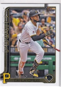 2025 Topps MLB Baseball Series 1 No. 333 Bryan de la Cruz Pirates - Bild 1 von 2