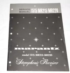 Marantz Modell 1515/MR215/MR220 Servicehandbuch *Original* KOSTENLOSER VERSAND! - Bild 1 von 1