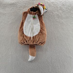 Dream Play Imagine Costume Floral Fox Woodland Baby Size 12m Brown/White