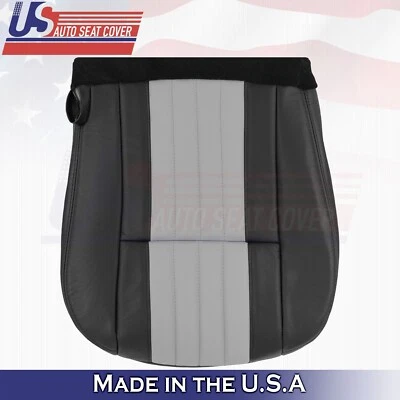 Cubierta de asiento de cuero inferior negra/gris para Ford F150 Harley Davidson 2003 Foto 1 de 4