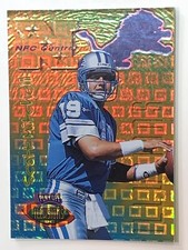 1996 Playoff Illusions Scott Mitchell SPECTRALUSION ELITE parallel card #11 Lion