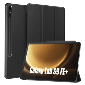 Case for Samsung Galaxy Tab S9 FE Plus/S9 Tablet Slim Leather Stand Smart Cover - Picture 1 of 31
