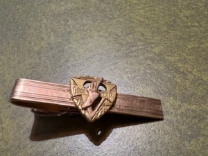 Vintage Goodyear Gold Filled Tie Clip Tack 1/20-12k GF Winged Foot T131H - Picture 1 of 3