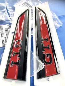 LOGO LATÉRAUX GTI X 2 GOLF 8 VIII GTI BADGE ORIGINAL VW 5H0853688AAJSP ROUGE - Imagen 1 de 12