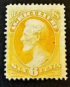 US STAMP OFFICIAL (AGRICULTURE) SC#O4 1873 6C, Beautiful Color! MHOG! CV$275! - Picture 1 of 2