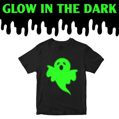AF MERCH Ghost T-Shirt Glow in the Dark Halloween Boo! Party lustige Freunde Vintage Geschenke