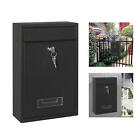 Mailbox Wall-mounted Post Case Mail Box 21x8x32cm Home Office Gate Letterbox