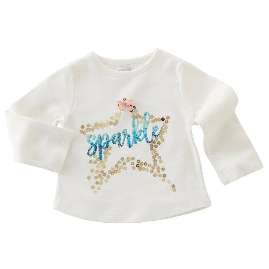 Mud Pie Season to Sparkle Star Dazzle Tee  Medium 24M-2T/3T - Image 1 of 1
