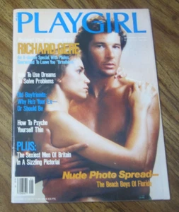 Richard Gere & Valerie Kaprisky Playgirl Magazine May 1983 - Picture 1 of 2