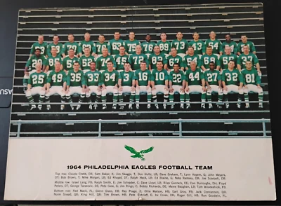 12/6/1964 Dallas Cowboys vs. Philadelphia Eagles Program excellent-near mint - Image 1 of 3