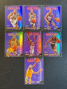 1997-98 LOT OF 7 Fleer Ultra Basketball QUICK PICKS - Marbury, Allen, Stoudamire