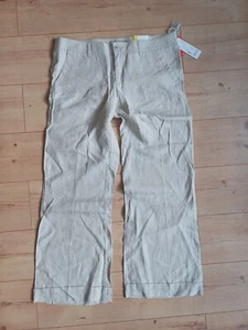 ❤️ ESPRIT LEINEN HOSE Gr. 44 Reg ToWN ReLAXED FIT Beige NP 69,95€❤️ - Bild 1 von 5