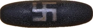 卐 Dzi Bead - Swastika स्वस्तिक Svastika Old Tibetan uchen Sacred script - Picture 1 of 2