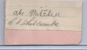 Abe Mitchell & C.A. Whitcombe Autograph Cut Ryder Cup JSA Letter of Authenticity - Picture 1 of 2