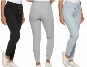 Marc New York Women's Ribbed Soft Cuffed Hem Jogger Pants - Colors - Sizes - Picture 1 of 13