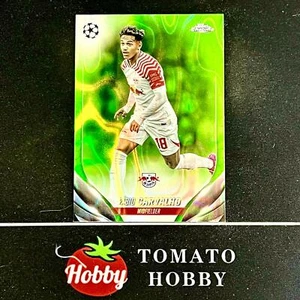 REFRACTOR LAVA VERDE FABIO CARVALHO TOPPS CROMO UEFA 2023-24 1:48000 LEIPZIG - Imagen 1 de 2
