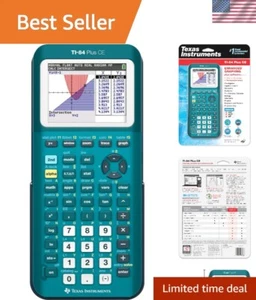 TI-84 Plus CE Color Graphing Calculator, Teal Metallic - Picture 1 of 6