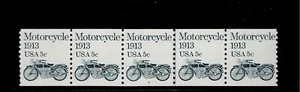US Scott #1899, Plate #2 Coil of 5 1983 Motorcycle 5c VF MNH - Picture 1 of 1