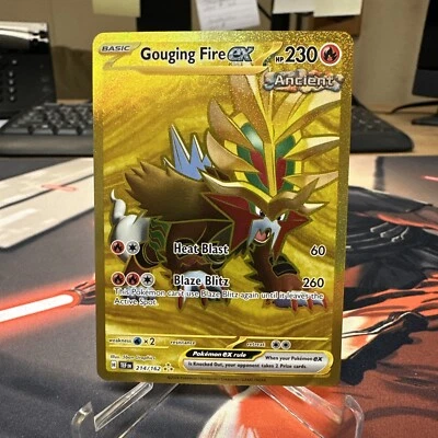 Gouging Fire ex 214/162 Sv05: Temporal Forces Holo - Image 1 of 2