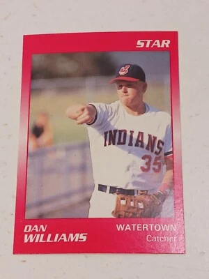 Dan Williams Cleveland Indians 1989 Star Minor League Card #186 - Image 1 of 2