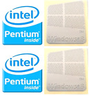 KOSTENLOSER Windows 8 Betriebssystem Aufkleber + Intel Pentium blau Notebook PC MENGE 1