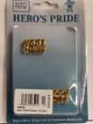 ASST CHIEF Collar Pin Set Cut Out Letters Gold Plate Fire Dept Police HP4360G Nw