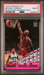 1993-94 Stadium Club Members Only Basketball Set With 3 Jordan PSA 8, Beam Team - Picture 1 of 12