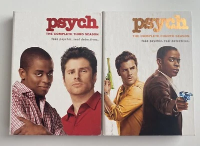 Psych: The Complete Third & Fourth Season 3 & 4 (DVD Lot) - Image 1 of 3