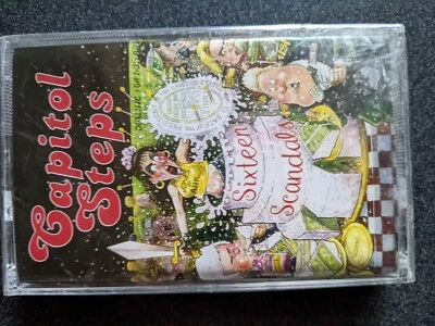 Capitol Steps - Sixteen Scandals - audio cassette tape. New in Sealed Package. - Image 1 of 3