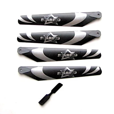 Rotorblätter Heckrotorblatt Ersatzteil Red Arrow RC EVO VELO ZX4700 5000 Starkid - Bild 1 von 2