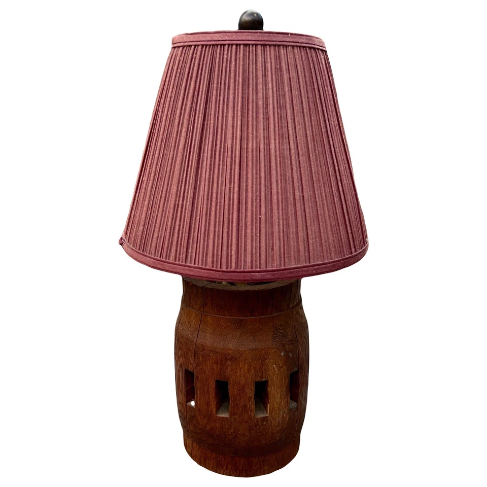 Rustic Cabin Wagon Wheel Hub Table Lamp 24"H - Image 1 of 4