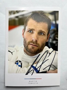 Autograph MARTIN TOMCZYK-DTM Racing GERMANY-BMW-Forumla 3-signed-AK - Picture 1 of 2