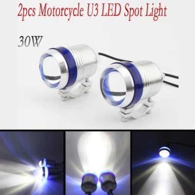 Foco LED para motocicleta U3 para Harley Davidson Street Glide FLHX Touring Foto 1 de 4