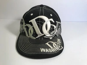 Washington DC  Baseball Cap Hat City Hunter Ultimate Fitted Size L Large STAINED - Picture 1 of 12