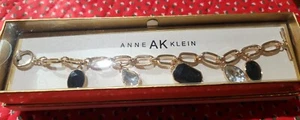 ANNE KLEIN WOMEN'S GOLD TONE 7" BRACELET NIB - Picture 1 of 6