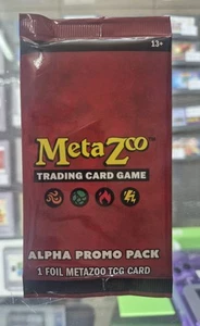 1x Sealed Metazoo ALPHA PROMO PACK (1 Foil Card) 2025 METAZOO Cards - Picture 1 of 2