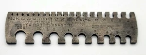 CB51f: Antique Brown & Sharpe U.S. Standard Sheet Metal Wire Gauge Providence RI - Imagen 1 de 2