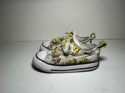 Correa Bulldozer Converse Niño Pequeño All Star 2V Construcción Baja Blanca Talla 6 Foto 1 de 4