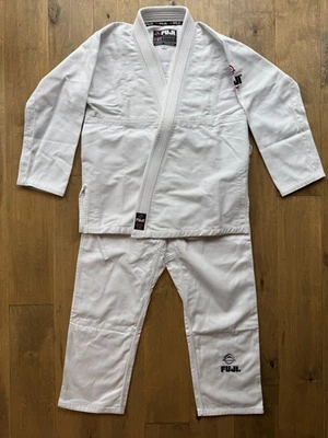 FUJI Kimono Jiu Jitsu Gi Double Weave Jacket & Pants Adult Size A3 - White - Image 1 of 4