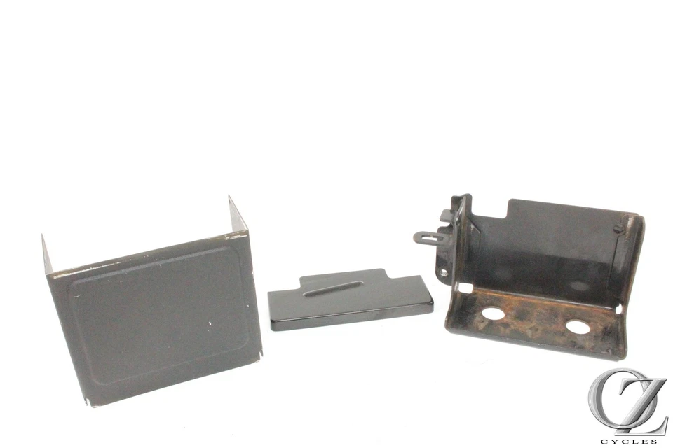 2001 01 Harley FXDX Dyna Super Glide Sport Battery Box tray Assembly  Foto 1 de 4