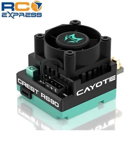 Cayote Crest RS80 1/10 Stock 80a Sensor Sin Escobillas Competición Esc CYEA11003 - Imagen 1 de 1