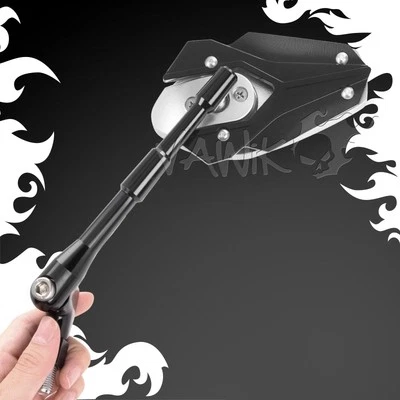 Espejo retrovisor VAWiK Magazi modelo VIPER negro ajustable se adapta a Suzuki SAVAGE MARAUDER125 Foto 1 de 4