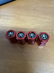 4x Acura Tire Air Valve Stem Cap Fits Most Cars, Trucks & SUVs NEW - Picture 1 of 3