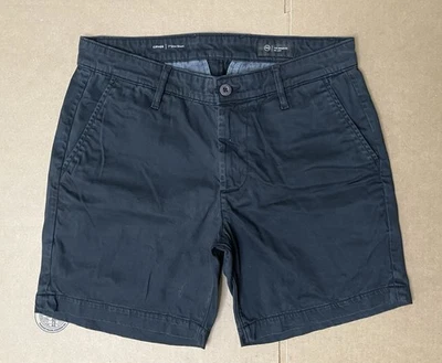 AG Adriano Goldschmied Men’s 30 Cipher Slim Shorts 7” inseam Black - Image 1 of 4