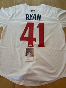 Maglia Joe Ryan firmata autografata Minnesota Twins Jsa certificato di autenticità - Foto 1 di 3